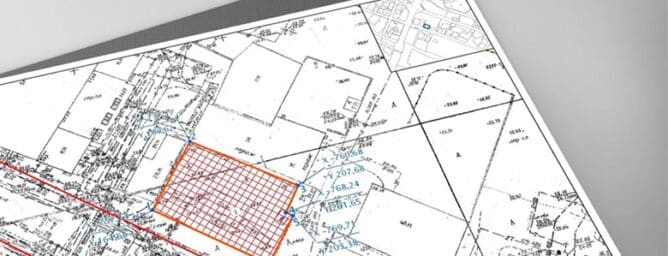 Ситуационный план земельного участка для газификации