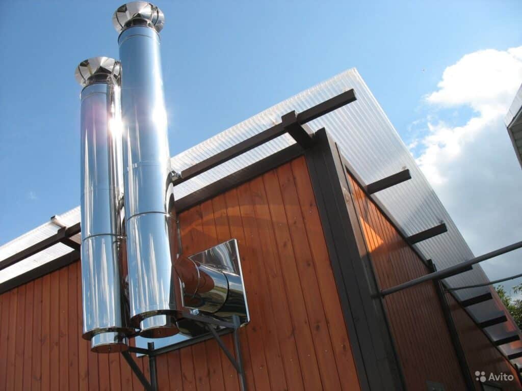 Монтаж дымоходов