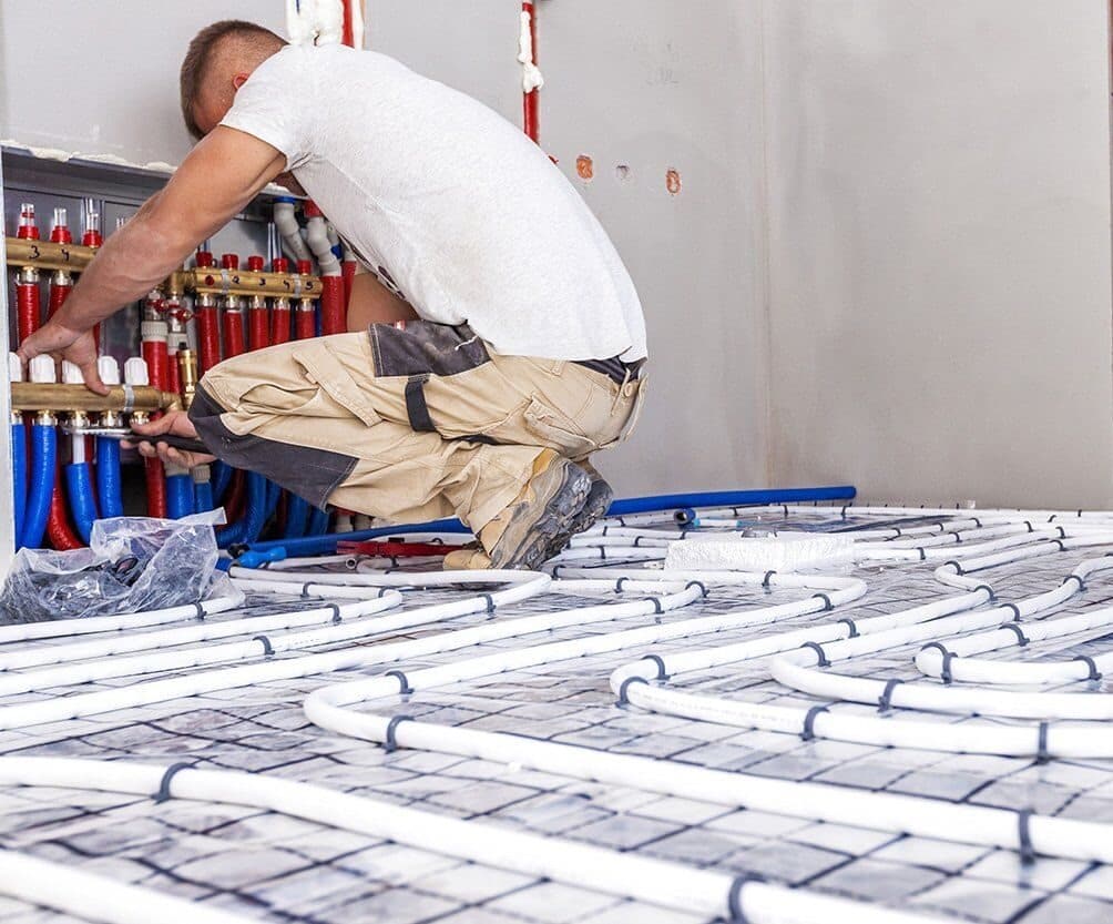 Монтаж теплого пола
