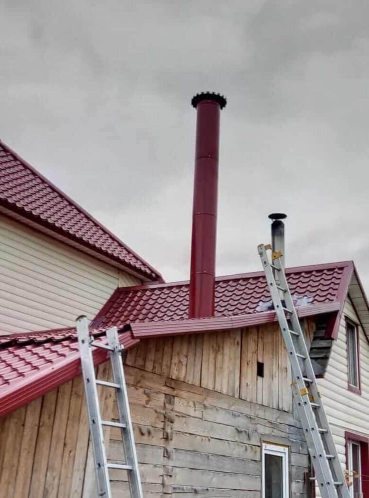 Монтаж дымоходов и вентиляционных каналов для газовых котлов