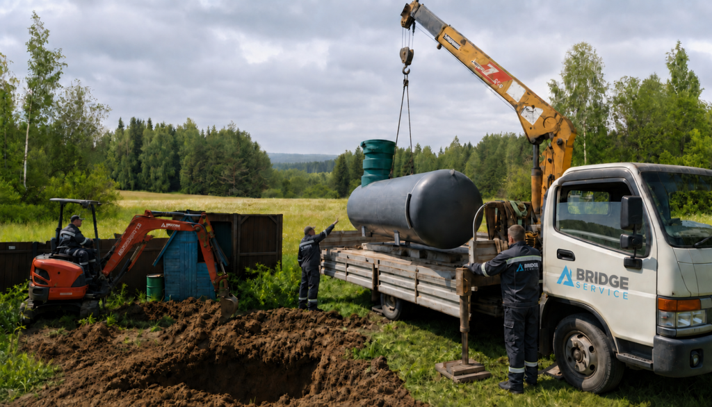 Газгольдер под ключ — установка и обслуживание в Московской области