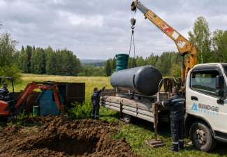 Газгольдер под ключ — установка и обслуживание в Московской области
